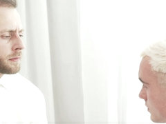 MormonBoyz - Horny twink missionary jerked off by priest daddy