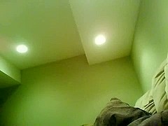 Young amateur couple fucking on the floor in front of web camera