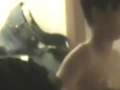 Chamagne Couple Fucking in the Bathroom