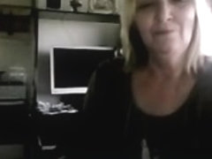 Uruguay granny showed me her saggy tits in skype