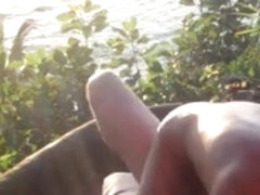 Fucking my petite filipina wife on the beach in Mexico 2