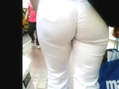 white pants sexy ass