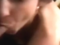 Homemade masturbation video in which I suck a fat cock