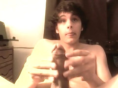 Horny male in crazy amature, cum shots homo sex video