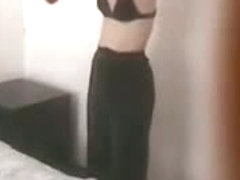 White girl taking her clothes off caught on spy cam