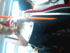 Train Perving - Long Haired Cutie