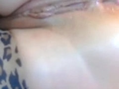 Wet pussy and dildo in asshole
