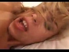 Guy fucks shemale and cums on her face