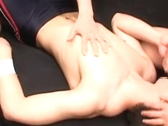 Best Asian homo twinks in Horny handjob, fingering JAV clip