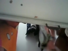 Spying on  immature in the locker room