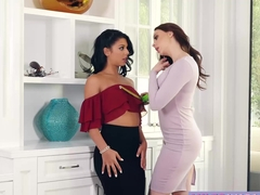 Big boobs MILF Chanel Preston gets pussy licked by Gina