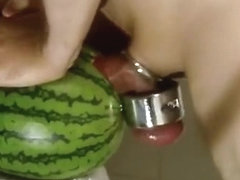 Fucking a melon