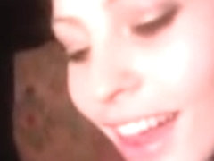 Redhead gets facial in porn video