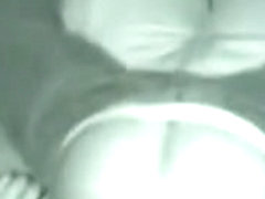 Couple caught fucking by night vision cam